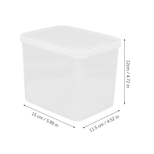 2Ud Caja De Almacenaje Para Pan Con Transparente 2