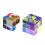 2Pièces Prismes Optiques Cube Multi Couleurs En Miroir Pour Décor 3