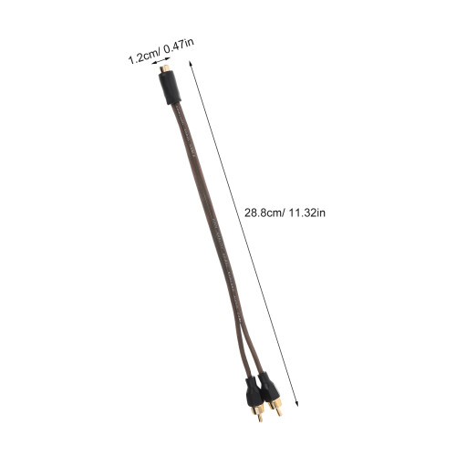 cable audio rca splitter cobre transmisión para 1