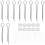 1Ensemble Accessoires Joints En Pour DIY Décor 11