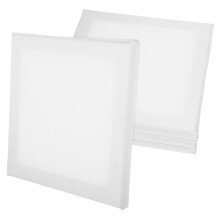 4Pièces Support Toile En Lin Naturel Pour Peinture Décor