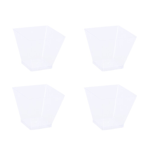 40Pièces Coupes Desserts Transparente En , Usage Unique 2