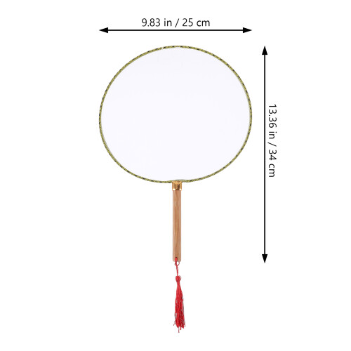 5Pièces Éventails À Main Blank En Bambou Multicolores Pour Loisirs DIY 1