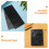 2Pièces Carbone Noir Pour Traçage Sur Bois Toile 8
