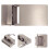 1Pièces Ceinture Argent Facile À Ajuster Ratchet 6