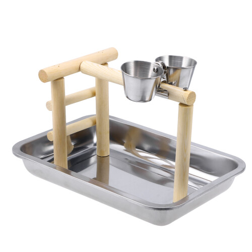 Aire De Jeu Bois Perroquet Multi Couleur 2