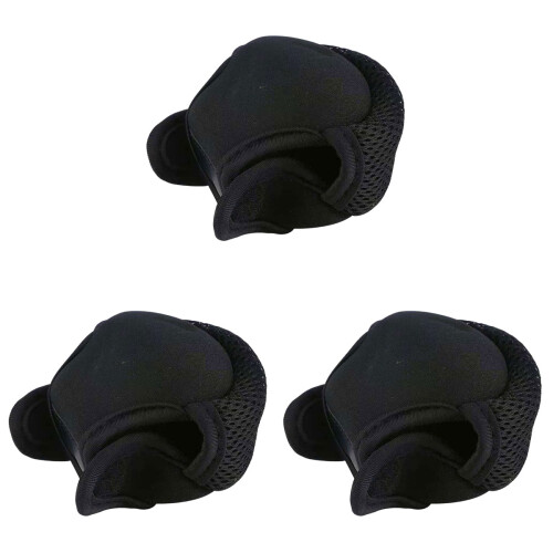 3Pièces Accessoires Protection Moulinet Noir 1