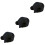 3Pièces Accessoires Protection Moulinet Noir 5