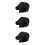 3Pièces Accessoires Protection Moulinet Noir 8