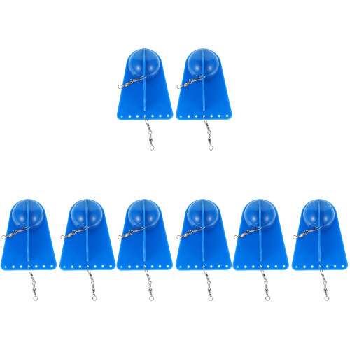 8 Pcs Diving Board Fishing Gear Plastic Adjustable 1