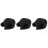 3Pièces Accessoires Protection Moulinet Noir 4