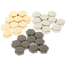60 Pcs Diy Crafts Metal Purse Feet Hexagon Head Stud For Handbag