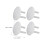 30Pcs Child Safety Outlet Plug Covers White Plastic Socket Protectors 3