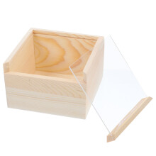 2 Count Organizer Box Small Wood Chest Decorative Boxes With Lids
