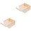 2 Count Organizer Box Small Wood Chest Decorative Boxes With Lids 5