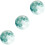 3Pièces Stickers Lumineux Vert PVC Décor 5