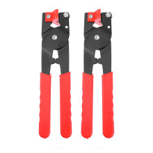 2Stk Manuelle Fliesenzangen Stahl Mit Ergonomischem Gummigriff Rot