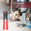2Stk Manuelle Fliesenzangen Stahl Mit Ergonomischem Gummigriff Rot 5