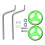 1Set Ruote Bilanciamento Resistente 4