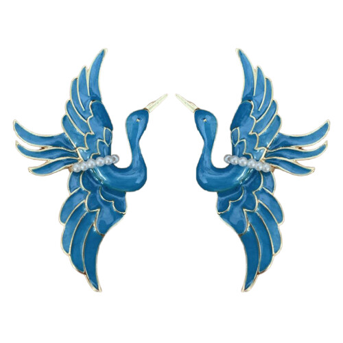 4Pièces Broches Crane Vintage Pour Accessoires Mode Chic