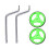1Set Ruote Bilanciamento Resistente 5