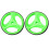 1Set Ruote Bilanciamento Resistente 10