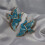 4Pièces Broches Crane Vintage Pour Accessoires Mode Chic 9