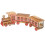 Simulation Wooden Train Model Toy For Home Desk Decoration 9