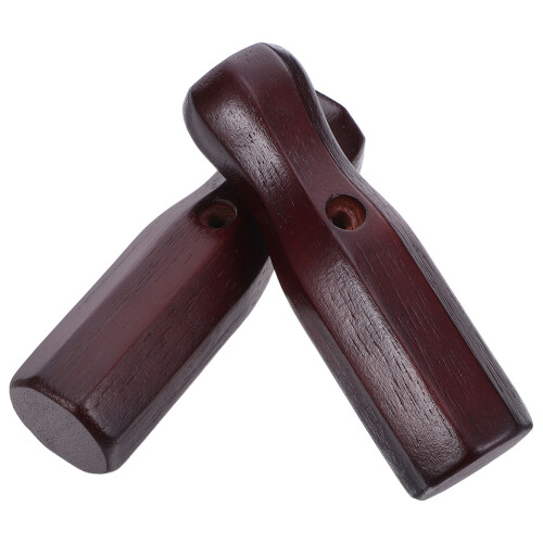 6 Pcs Non-Slip Octagonal Wooden Foosball Replacement Handles 1