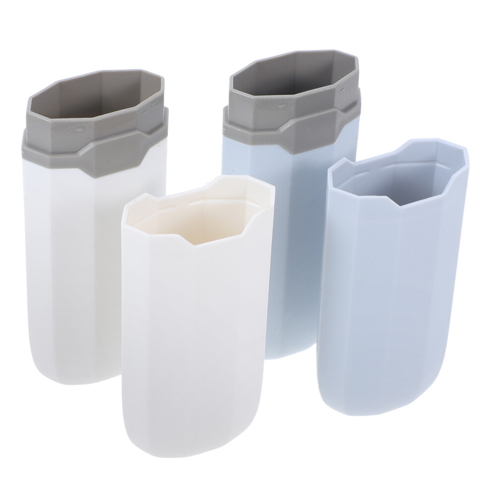Aboofan 10 Pcs Portable Toothbrush Container Case For Travel With Lid