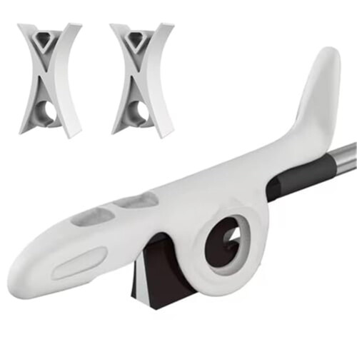 Violin Accessory Set Violin Bow Grip Aid with Bow Stopper Helper Violin Viola Bow Buddy Teaching Accessory Corrects (White)