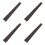 4pcs Violin Fingerboard Ebony Label 8