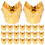 50 Pezzi Per Torta Cartine Cupcake Muffin Oro 8
