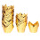 50 Pezzi Per Torta Cartine Cupcake Muffin Oro 4