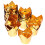 50 Pezzi Per Torta Cartine Cupcake Muffin Oro 6