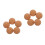 10 Pcs Table Soccer Child Cap Natural 7
