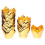 50 Pezzi Per Torta Cartine Cupcake Muffin Oro 5