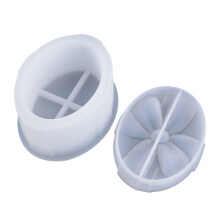 White Silicone Mold for DIY Resin Bowknot Storage Box Craft
