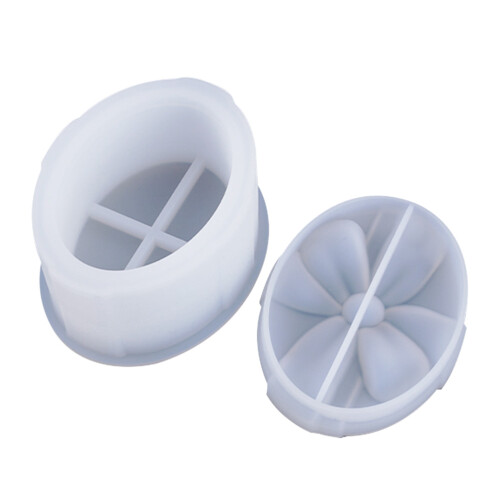 White Silicone Mold for DIY Resin Bowknot Storage Box Craft