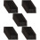 50Pcs Black Paper Envelope Storage Boxes with Open Window for Mailing 8