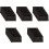 50Pcs Black Paper Envelope Storage Boxes with Open Window for Mailing 3