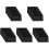 50Pcs Black Paper Envelope Storage Boxes with Open Window for Mailing 2