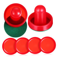 1 Set Air Hockey Accessory Set Slider with Pads and Pucks for Table Games Replacement Parts for Exciting Gaming Sessions Ergonomically Designed