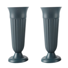 2 Count Cone Vase Cemetery Flower Pots Cones Flowers For Gravesite