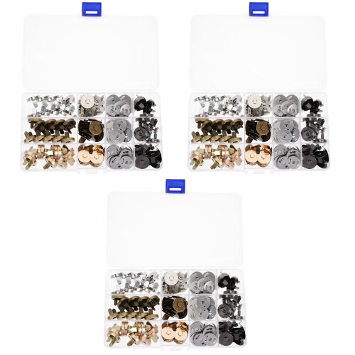 120 Pcs Magnetic Button Clasp Diy Snaps Fastener Clothing Clasp Button 2