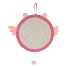 Pad Graffi Cat Angel Rosa in Eva Artigianale Con Sisal Resistente