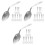 30 Pcs Bend Spoon Bending Magician Tricks Close Up Gimmicks Props 5