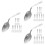30 Pcs Bend Spoon Bending Magician Tricks Close Up Gimmicks Props 8