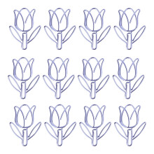 3 Pieces Bookmark Paper Clip Colored Large Decorative Clips Purple