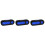 3 Pcs Automotive Dash Clock Thermometer 5